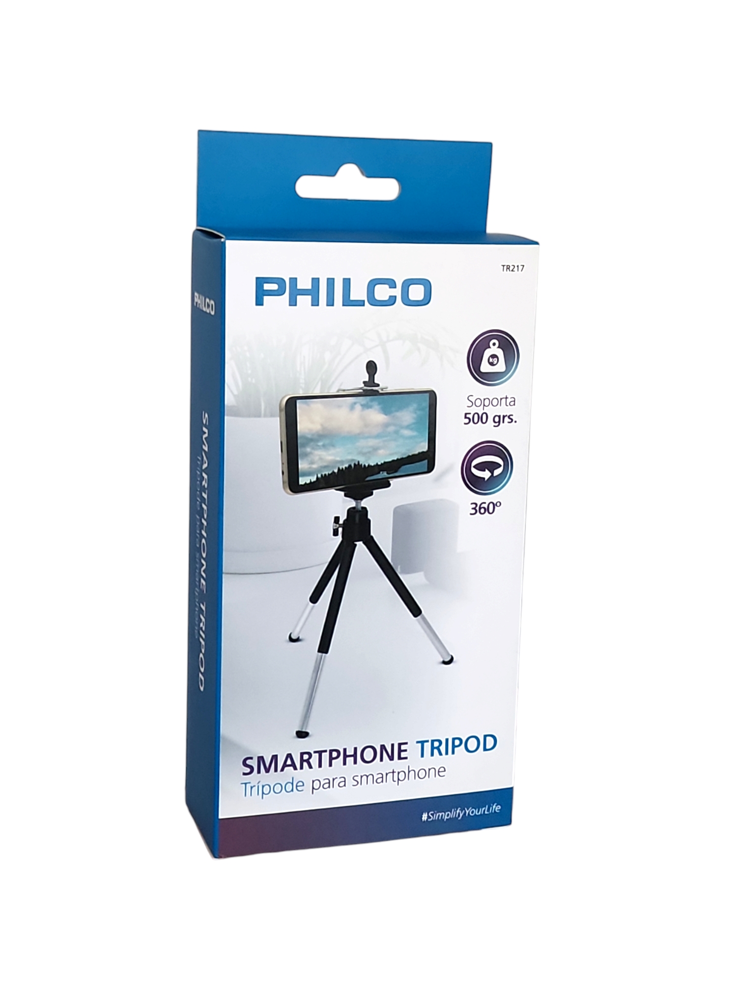 MINI TRÍPODE PARA SMARTPHONE METÁLICO AJUSTABLE PHILCO TR217 - 9