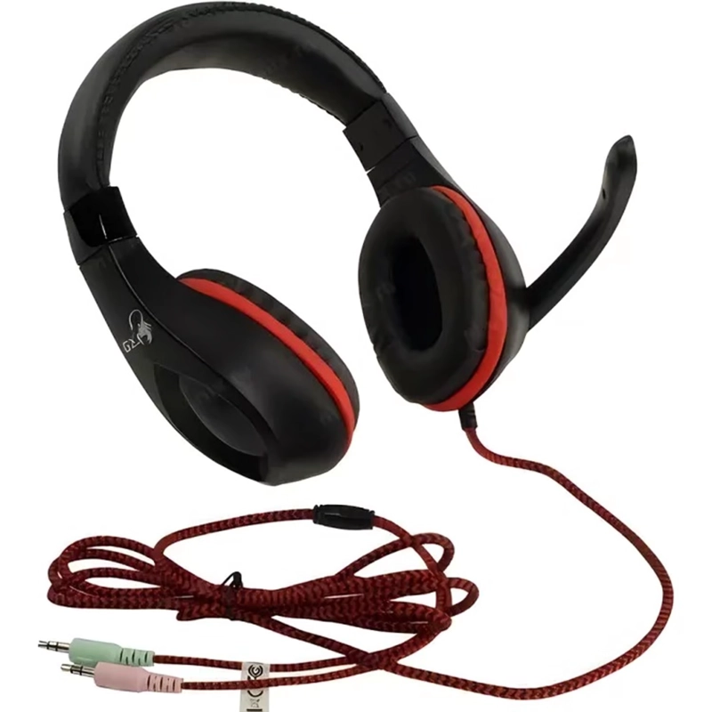 AUDÍFONOS GAMER CABLE 2MT JACK 3.5 HEADSET HS-G560 GENIUS - 4