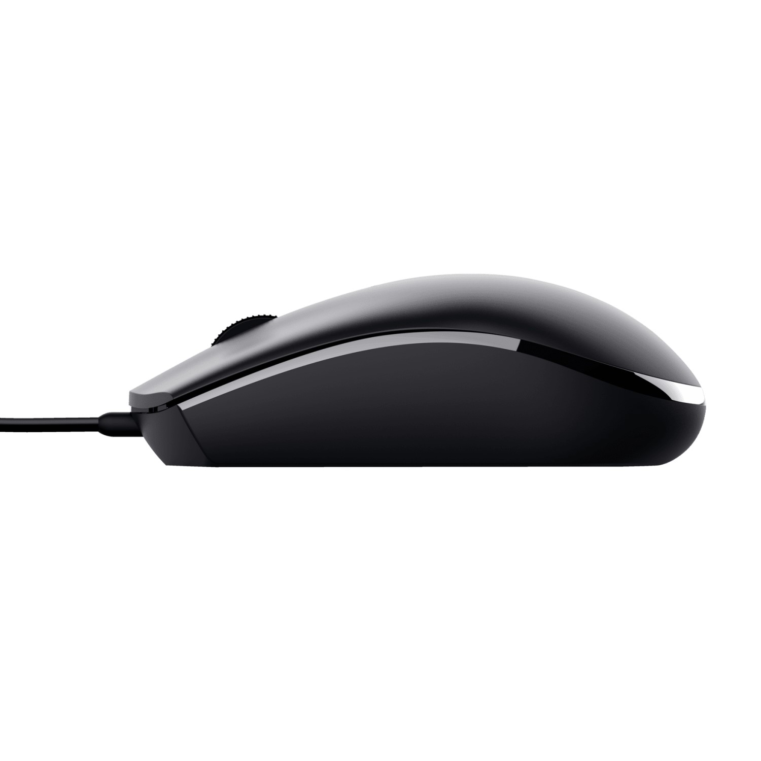 MOUSE ÓPTICO CON CABLE USB AMBIDIESTRO BASI TRUST NEGRO - 2