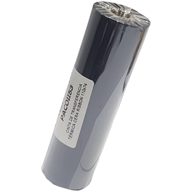 CINTA DE TRANSFERENCIA TE RMICA DE CERA RIBBON 110X74 PAC01153 - 2
