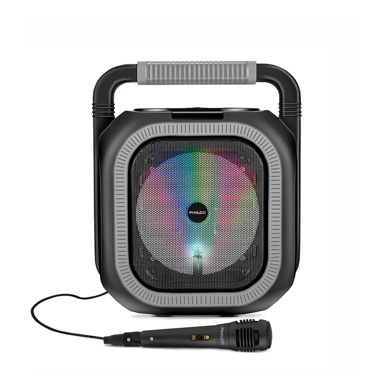 PARLANTE PORTÁTIL KARAOKE TWS 6.5' BT 765GR PHILCO - 1