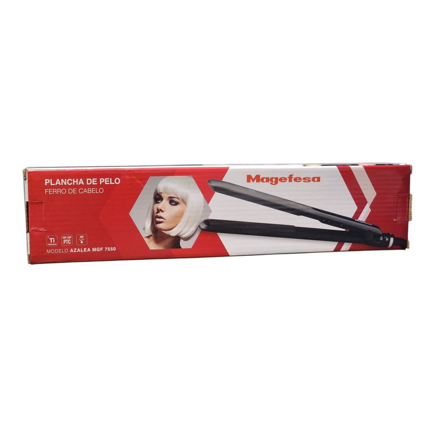 PLANCHA PELO 45W TITANIO 230°C AZALEA MGF7550 MAGEFESA - 6