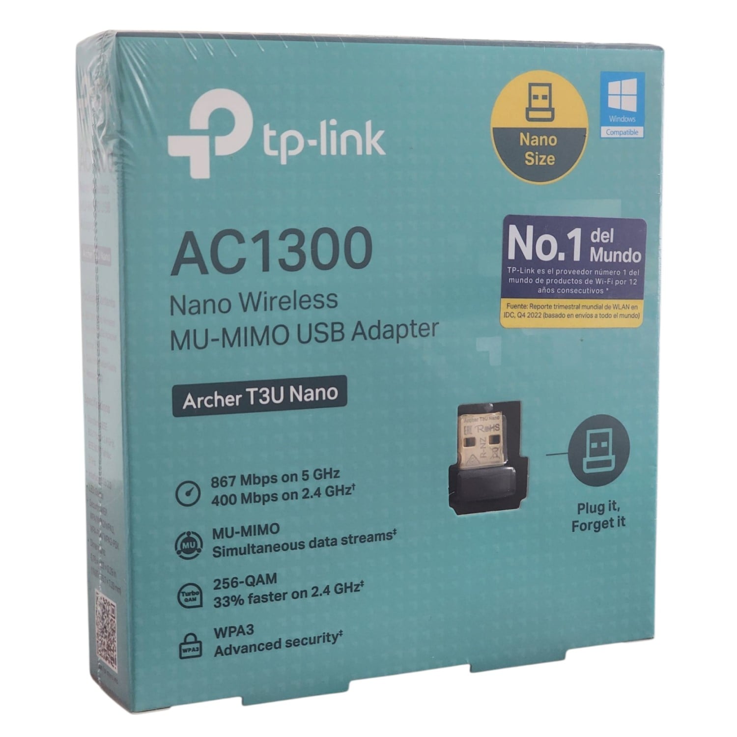 ADAPTADOR WI-FI USB TP-LINK AC1300 DOBLE BANDA + MU-MIMO - 5
