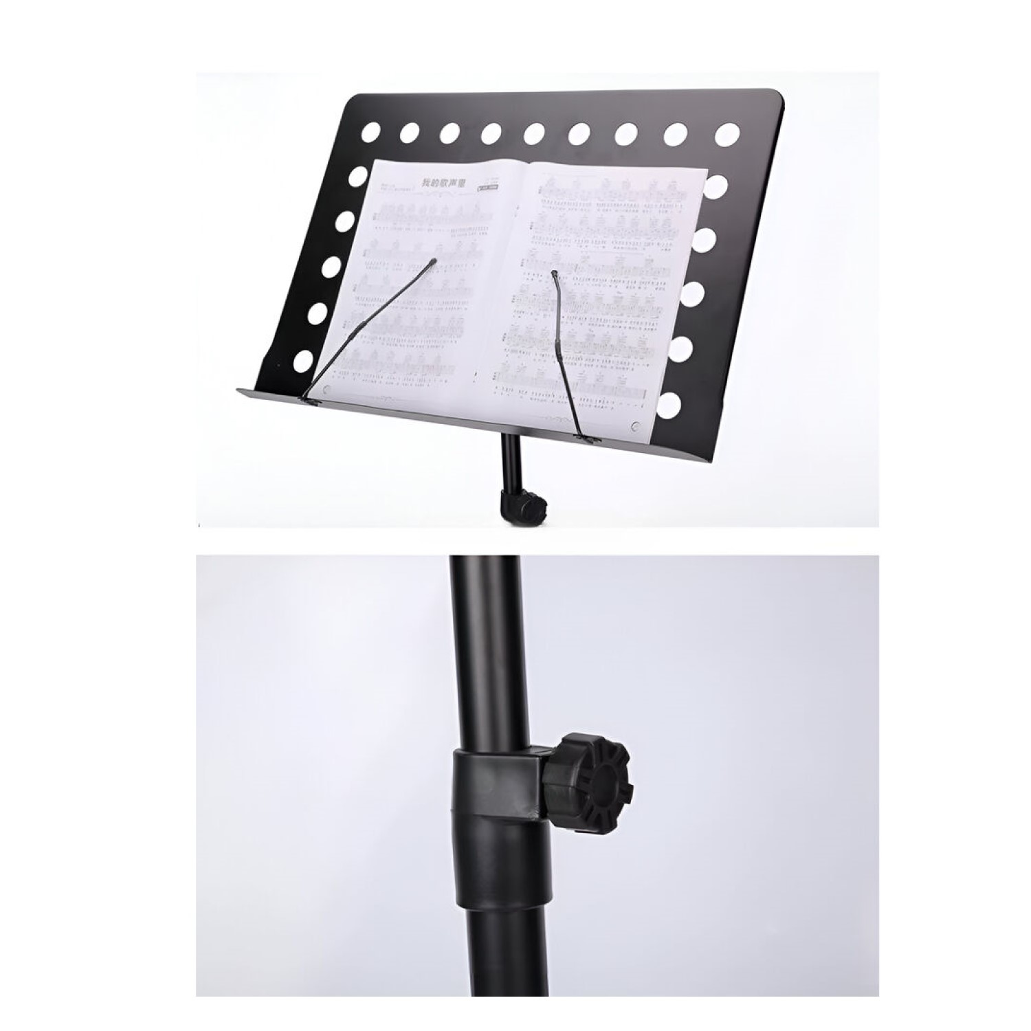 SOPORTE ATRIL PARA PARTITURAS AJUSTABLE HENDRIX HX0064 - 8