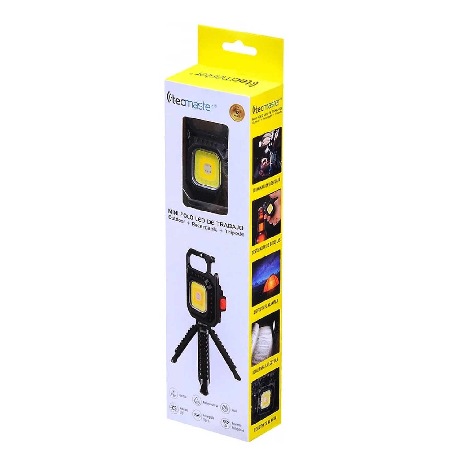MINI FOCO LED CON IMÁN + TRÍPODE TM-800103 TECMASTER - 8