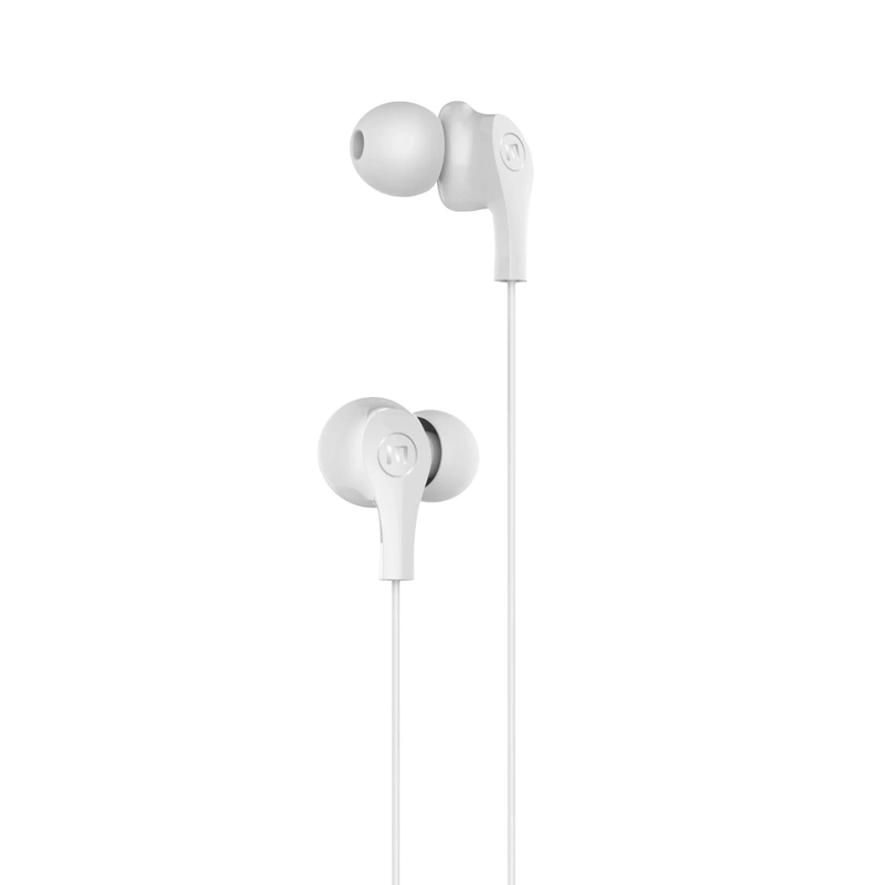 AUDIFONOS ULTRA BASS IN-MIC 3.5MM CON MICROFONO MAXELL BLANCO - 2