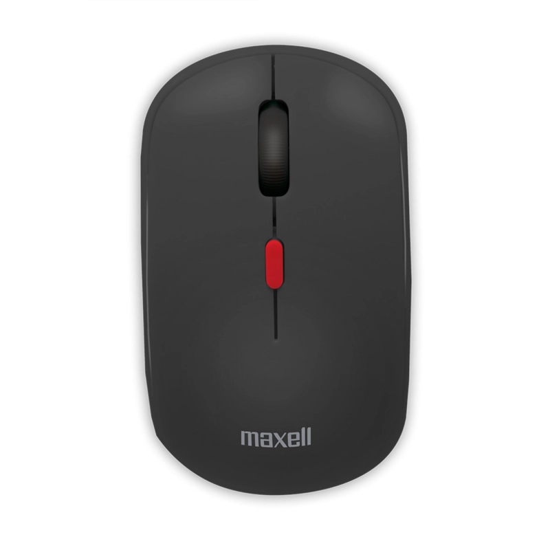 MOUSE INALAMBRICO ERGONOMICO 1600 DPI MOWL-100 MAXELL NEGRO - 1