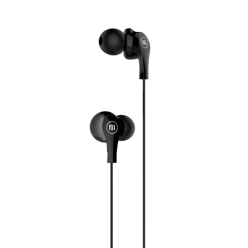 AUDIFONOS ULTRA BASS IN-MIC 3.5MM CON MICROFONO MAXELL NEGRO - 2