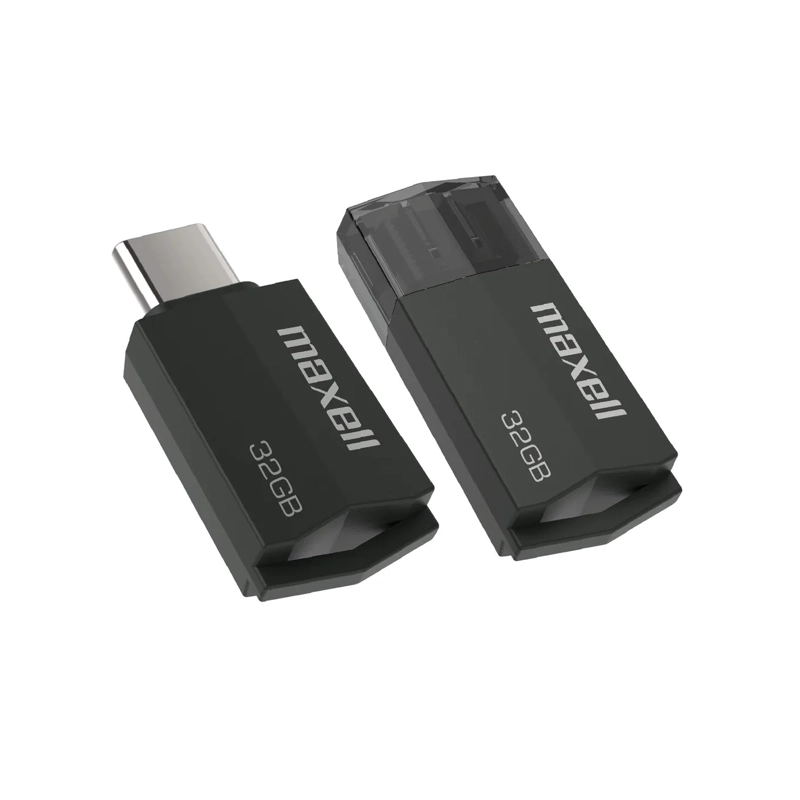 PENDRIVE MAXELL USBTC TIPO C 32GB 3.2 NEGRO - 3