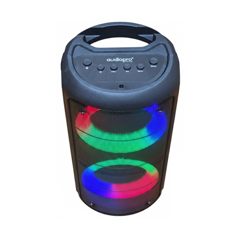 PARLANTE PORTABLE BT CON MIC LUZ LED 10W AP02086 AUDIOPRO - 3