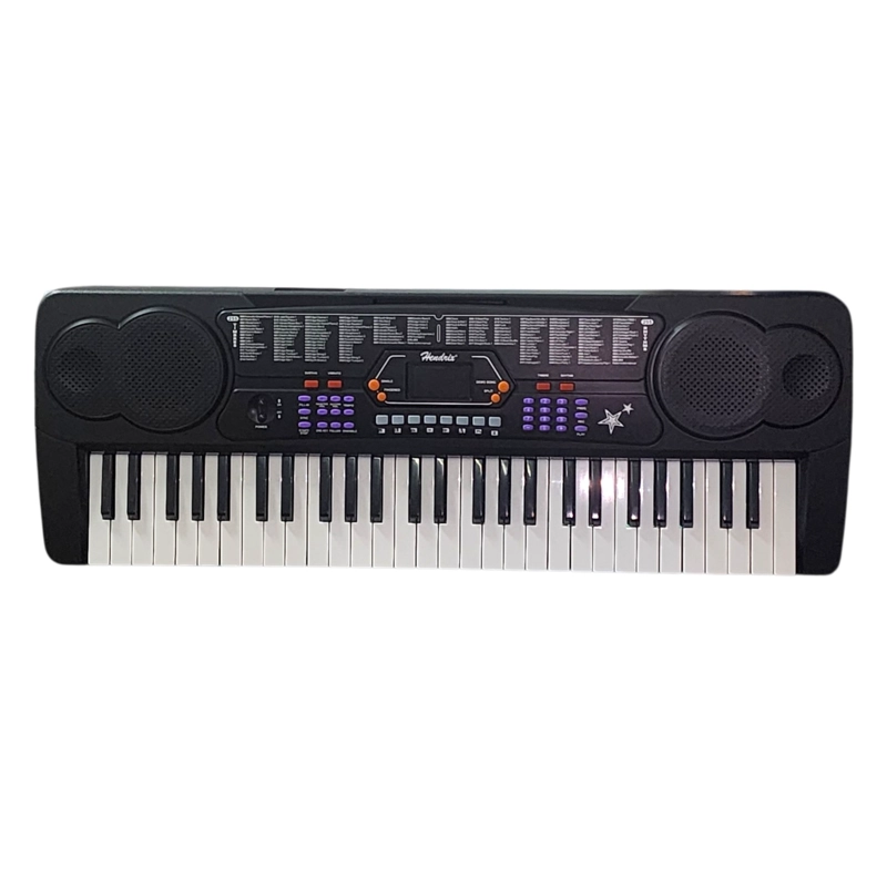 TECLADO ELECT MUSICAL 54 TECLAS HX0084 + MICROFONO HENDRIX - 1