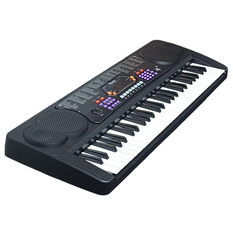 TECLADO ELECT MUSICAL 54 TECLAS HX0084 + MICROFONO HENDRIX - 2