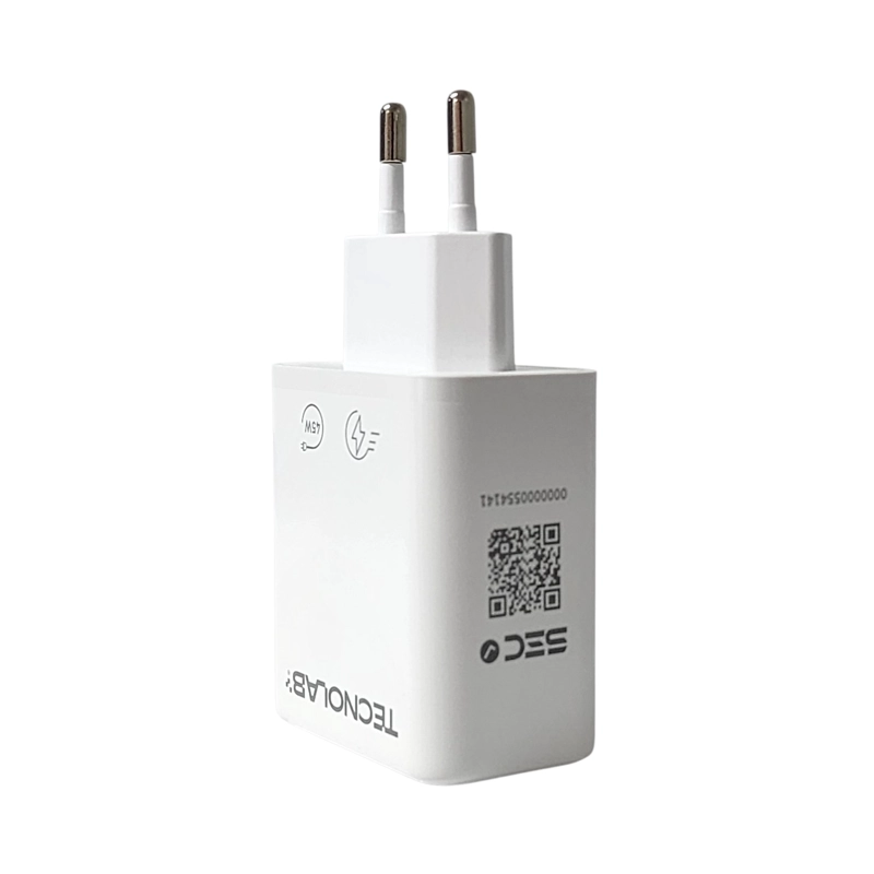 CARGADOR ULTRA RAPIDO 45W QC 3.0 TL810 DOBLE PUERTO TECNOLAB - 4