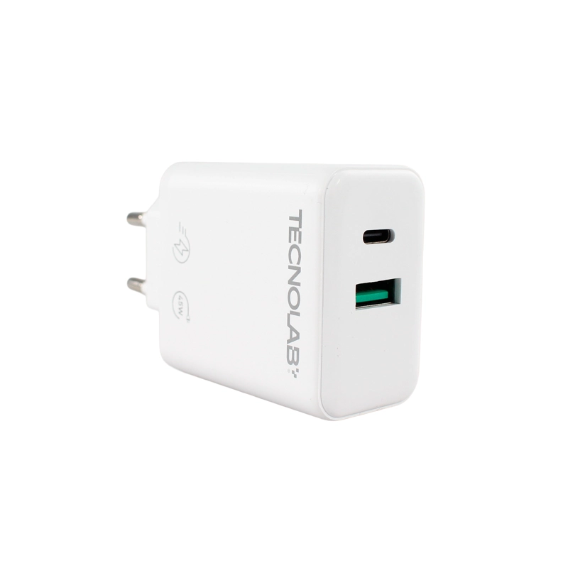 CARGADOR ULTRA RAPIDO 45W QC 3.0 TL810 DOBLE PUERTO TECNOLAB - 6