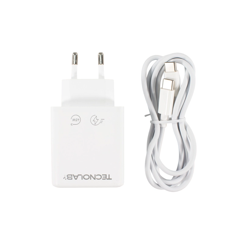 CARGADOR ULTRA RAPIDO 45W QC 3.0 USB-C A C TL714 TECNOLAB - 1