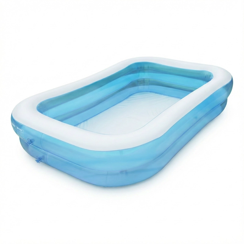 PISCINA INFLABLE RECTANGULAR 201CM 2 ANILLOS DBG1728 DBLUE - 1