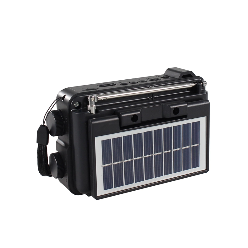 RADIO PORTATIL SOLAR AM FM SW LED 15W TL653R TECNOLAB ROJO - 3