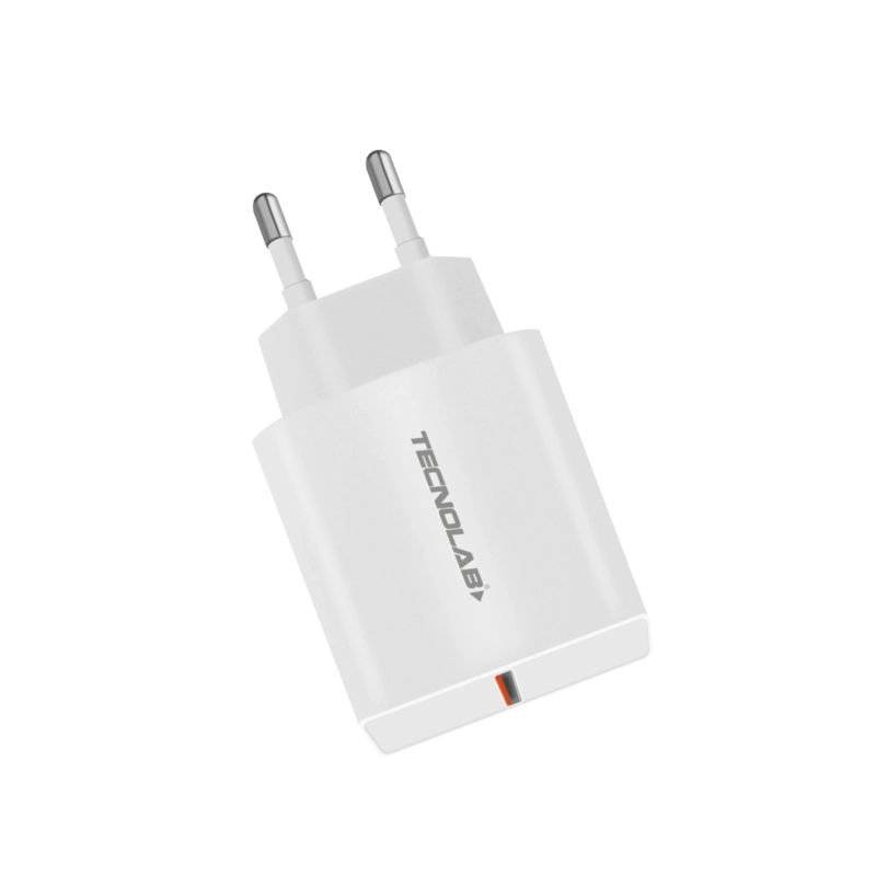 CARGADOR RAPIDO QC 3.0 + CABLE USB A USB-C TL046W TECNOLAB - 3