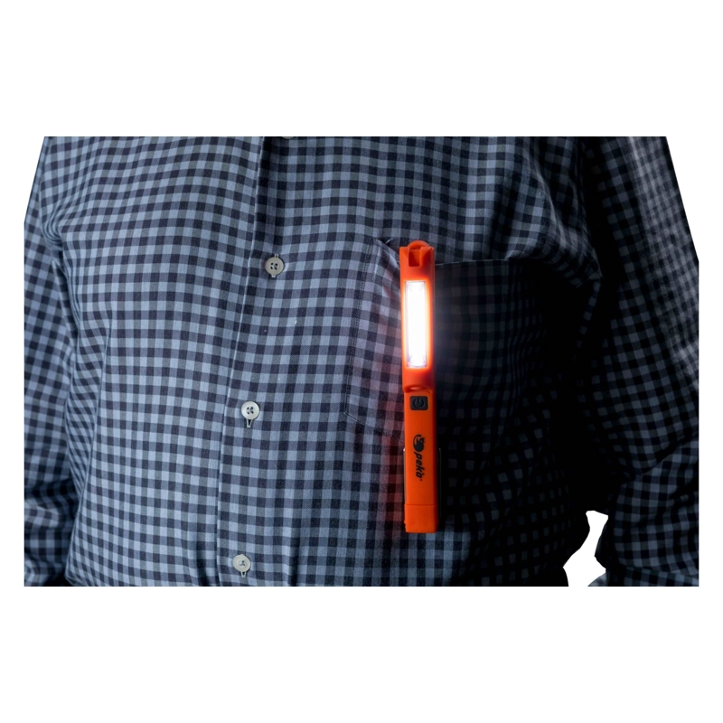 LINTERNA LAPIZ RECARGABLE DOBLE LUZ MAGNE TICA W010 PEKATHERM - 7