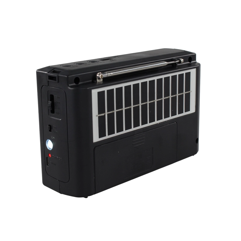 RADIO PORTATIL SOLAR AM FM SW 15W LED Y USB TL636 TECNOLAB - 3