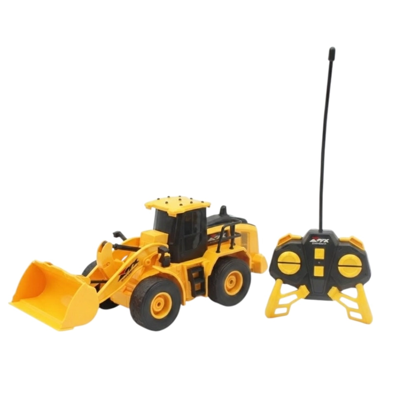 JUGUETE EXCAVADORA RC ESC 1:24 LUZ SONIDO RECARGABLE DBG1696 - 1