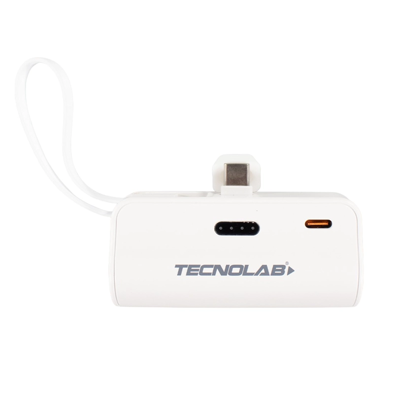 POWERBANK 10000MAH 20W TIPO C Y LNTG TL778W BLANCO - 1