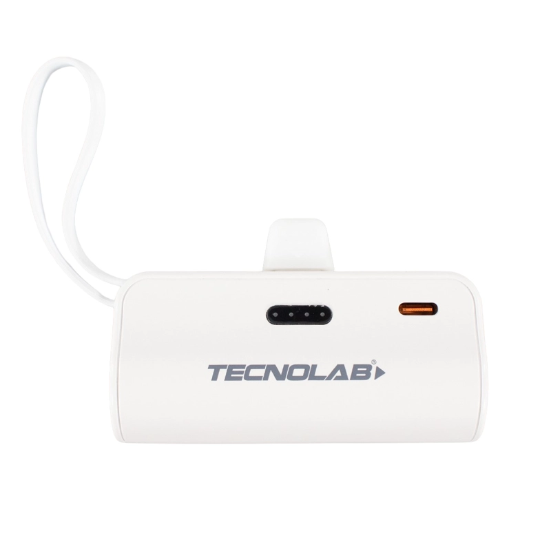 POWERBANK 10000MAH 20W TIPO C Y LNTG TL778W BLANCO - 2