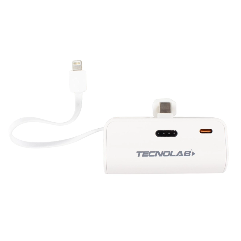 POWERBANK 10000MAH 20W TIPO C Y LNTG TL778W BLANCO - 3