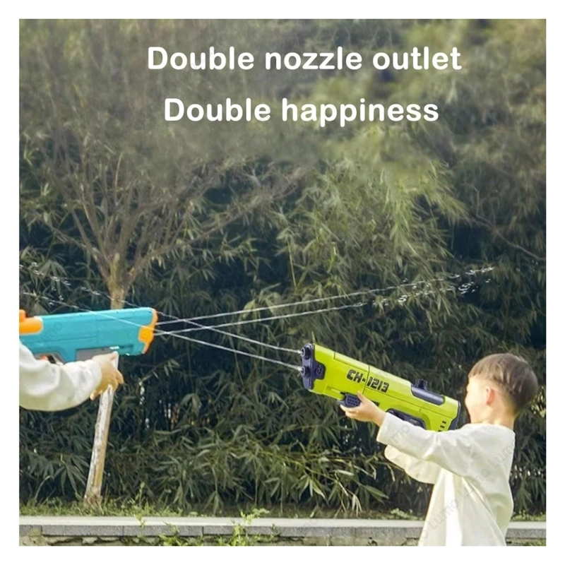 JUGUETE PISTOLA LANZA AGUA DOBLE CHORRO 400ML DBG1604G - 6