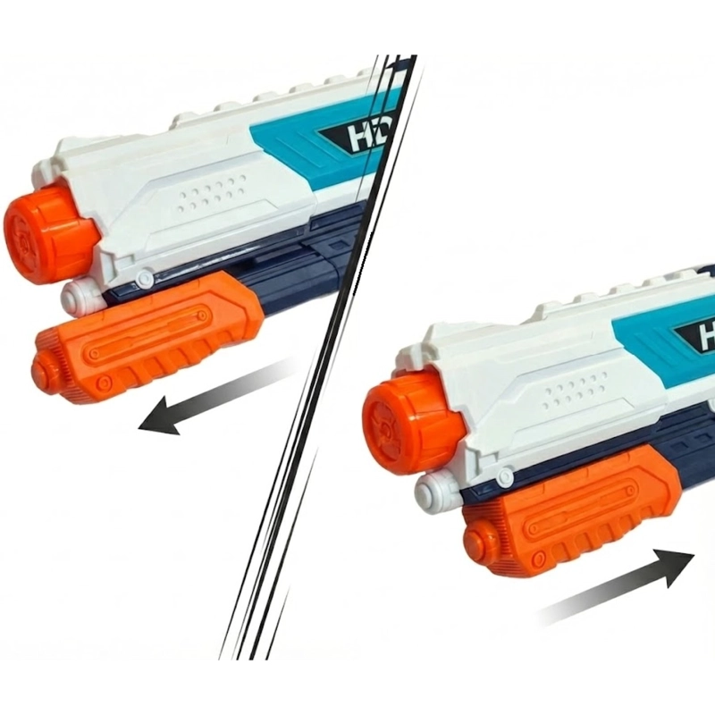JUGUETE PISTOLA LANZA AGUA 4 CHORROS TANQUE 890ML DBG1632 - 4