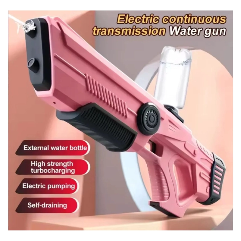 JUGUETE PISTOLA AGUA RECARGABLE ABSORCION DBG1657P ROSA - 3