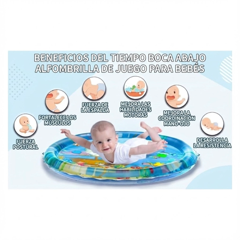 ALFOMBRA DE AGUA SENSORIAL BEBE  DISEÑO MARINO DBG1451 - 4