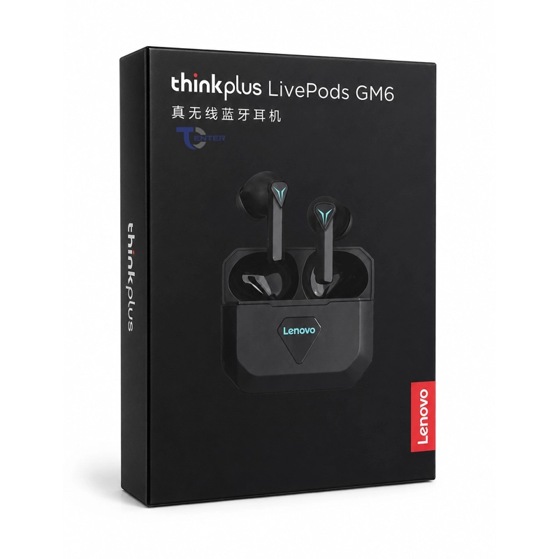 AUDIFONOS BT LENOVO THINKPLUS LIVEPODS GM6 NEGRO - 3