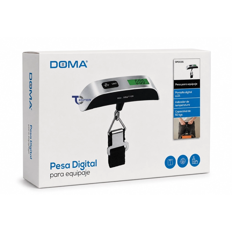 PESA BALANZA DIGITAL VIAJES DOMA DM0035 50KG - 5