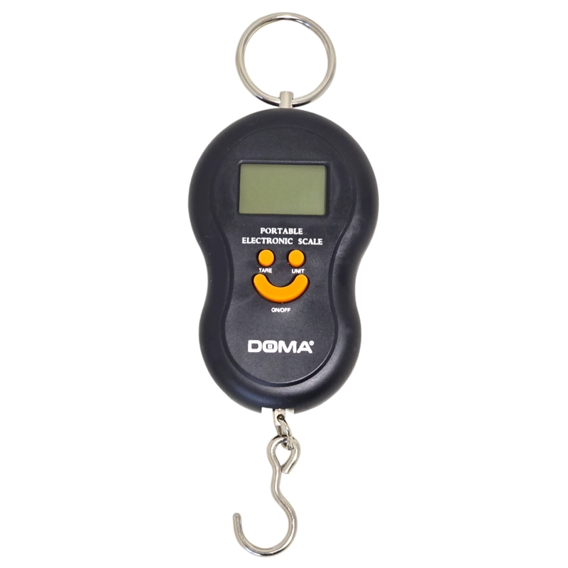 PESA MALETA BALANZA DIGITAL 50KG DE VIAJE GANCHO DOMA - 1