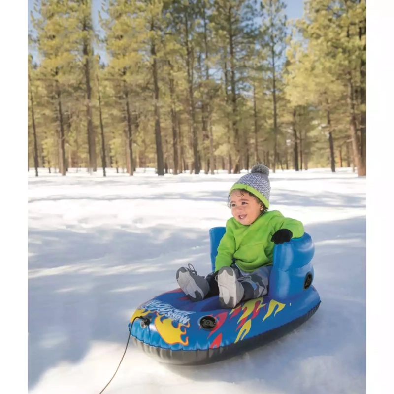 TRINEO INFLABLE PARA NIEVE CON RESPALDO 84CM BESTWAY 39057 - 5