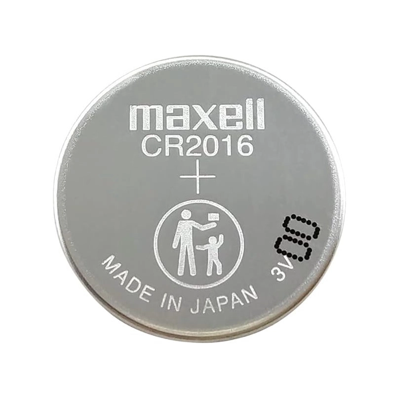 PACK 5 PILAS CR 2016 3V MAXELL TIPO BOTON HOLOGRAMA - 3
