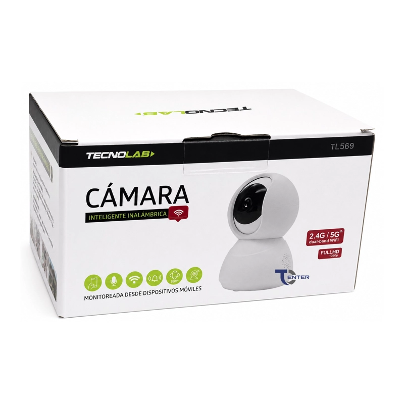 CAMARA SEGURIDAD IP TECNOLAB TL569 INALAMBRICA WIFI - 4