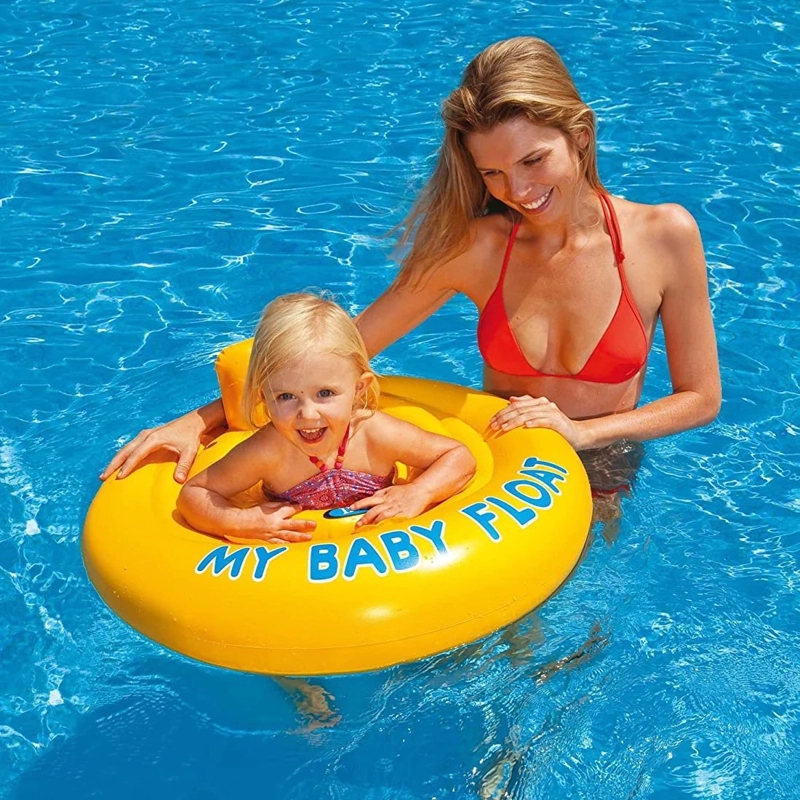 FLOTADOR INFLABLE CIRCULAR PARA BEBE  INTEX MY BABY FLOAT 70CM - 3