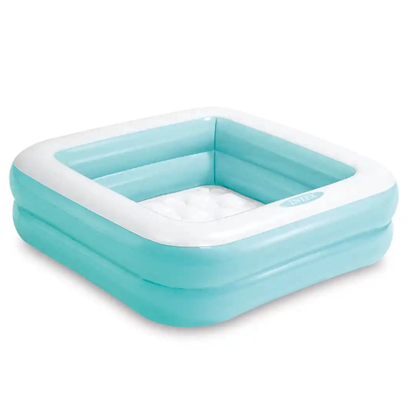 PISCINA INFLABLE PARA NIÑOS INTEX 86X86X25CM 57100NP CELESTE - 1