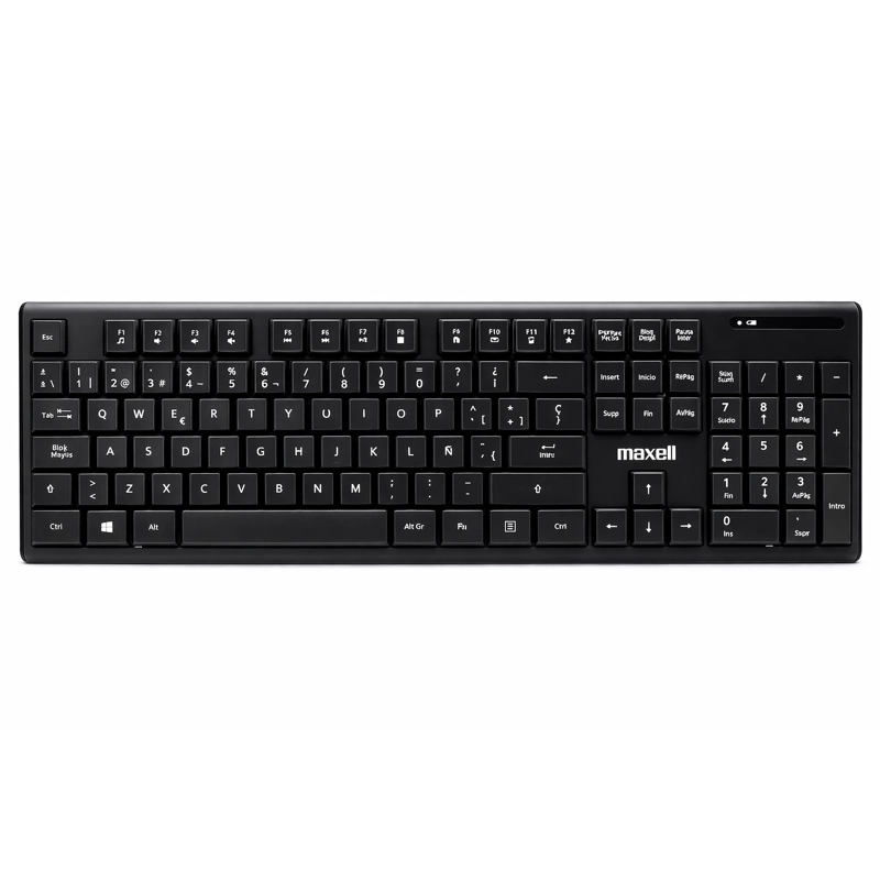 TECLADO INALAMBRICO MAXELL SLIM MULTIFUNCIONAL WKB-20 - 1