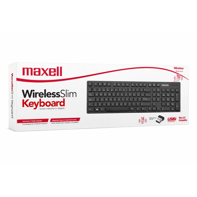 TECLADO INALAMBRICO MAXELL SLIM MULTIFUNCIONAL WKB-20 - 3