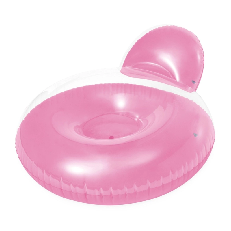 FLOTADOR INFLABLE DONA ANILLO RESPALDO 58889EU INTEX ROSA - 1