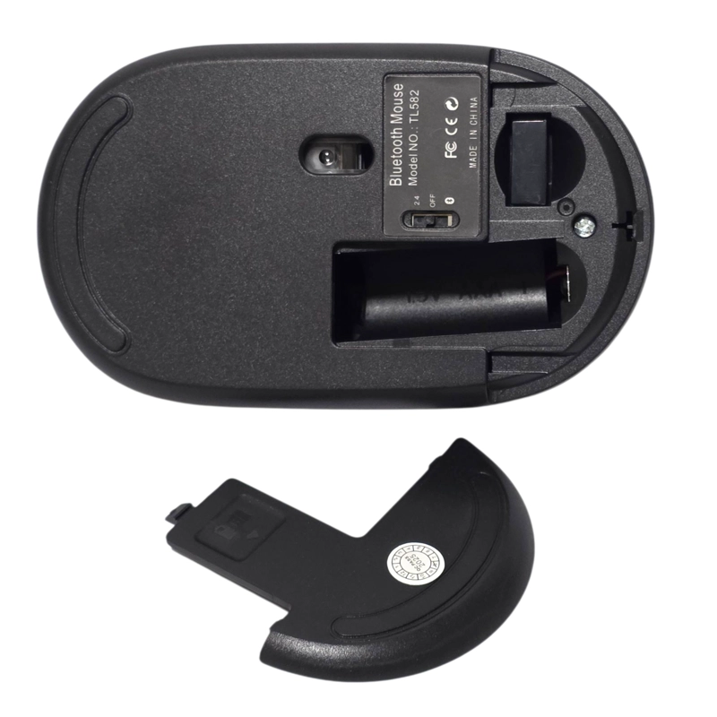 MOUSE INALAMBRICO DUAL BT TECNOLAB TL582BK - 5