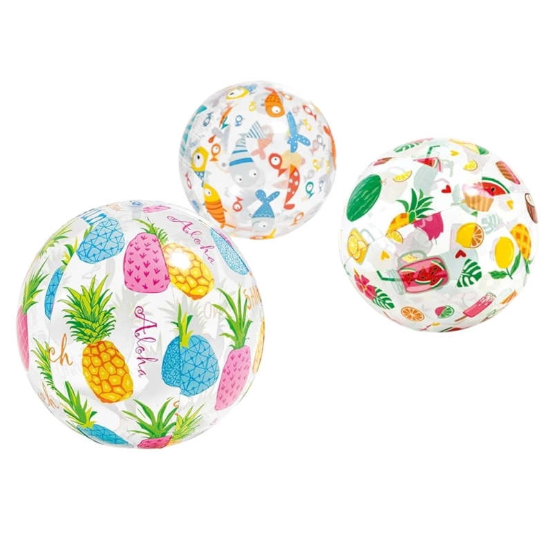 PELOTA DE PLAYA MULTICOLOR 51CM INTEX 59040NP PISCINA - 1