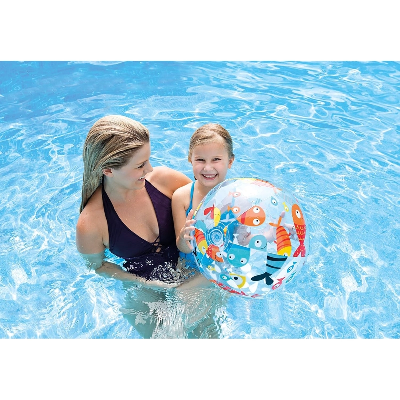 PELOTA DE PLAYA MULTICOLOR 51CM INTEX 59040NP PISCINA - 5