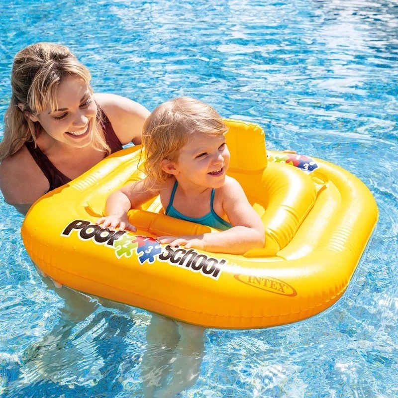 FLOTADOR DELUX POOL SCHOOL INTEX 56587 CUADRADO - 3