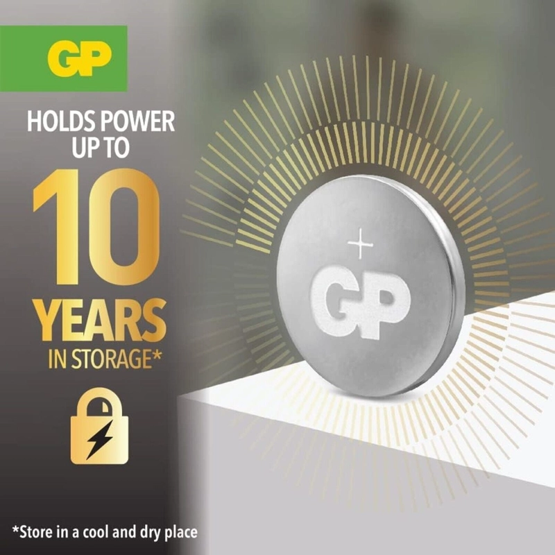 PACK 5 PILAS GP BOTON LITIO CR1616 3V - 2