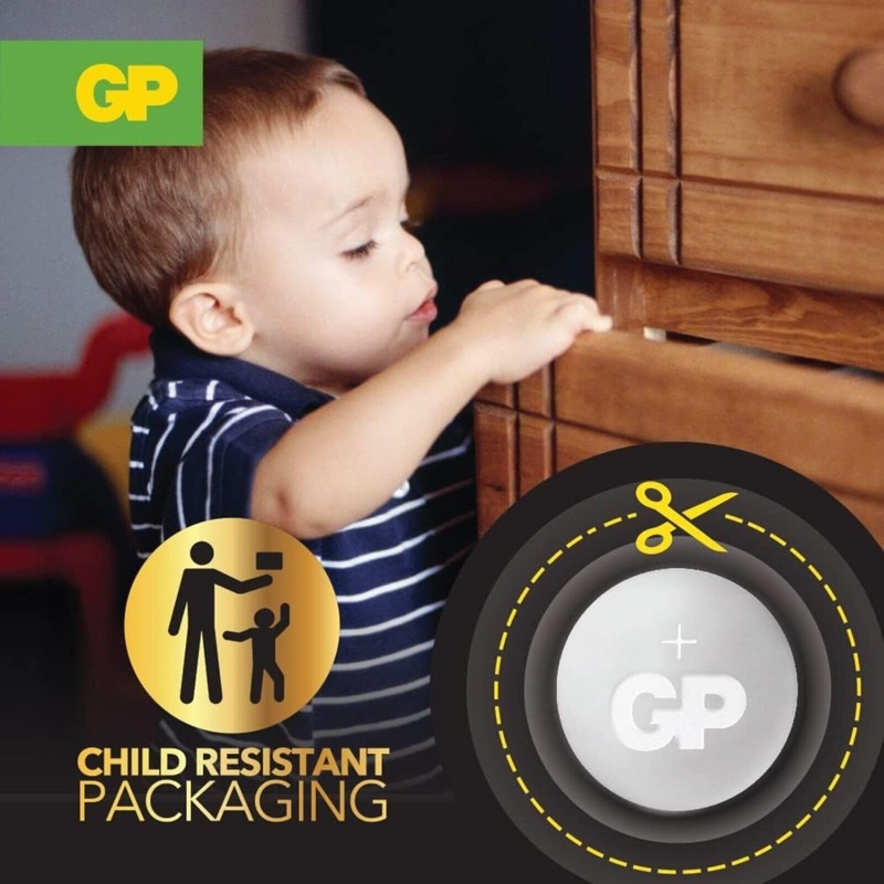 PACK 5 PILAS GP BOTON LITIO CR1616 3V - 4