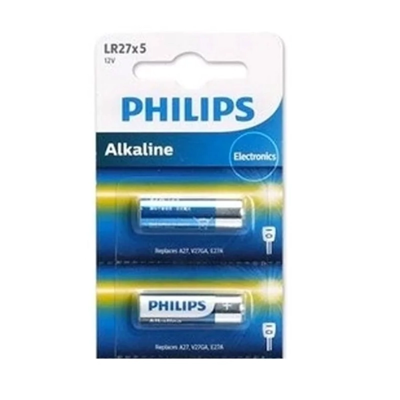 PACK 5 PILAS PHILIPS 27A LR27 ALCALINA BLISTER - 3